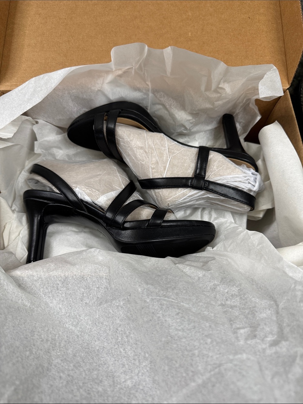 Naturalizer Brenta Black Strappy High Heel Sandals NEW 7.5 - Picture 16 of 16